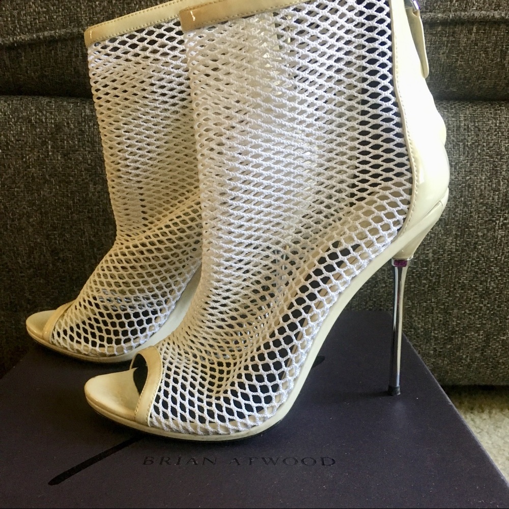 Brian Atwood Mesh Booties